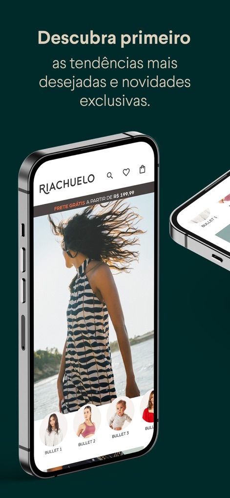 Riachuelo - Roupas e compras - Users can explore the dynamic main feed featuring the latest fashion products and utilize the integrated category carousel for effortless navigation through styles.