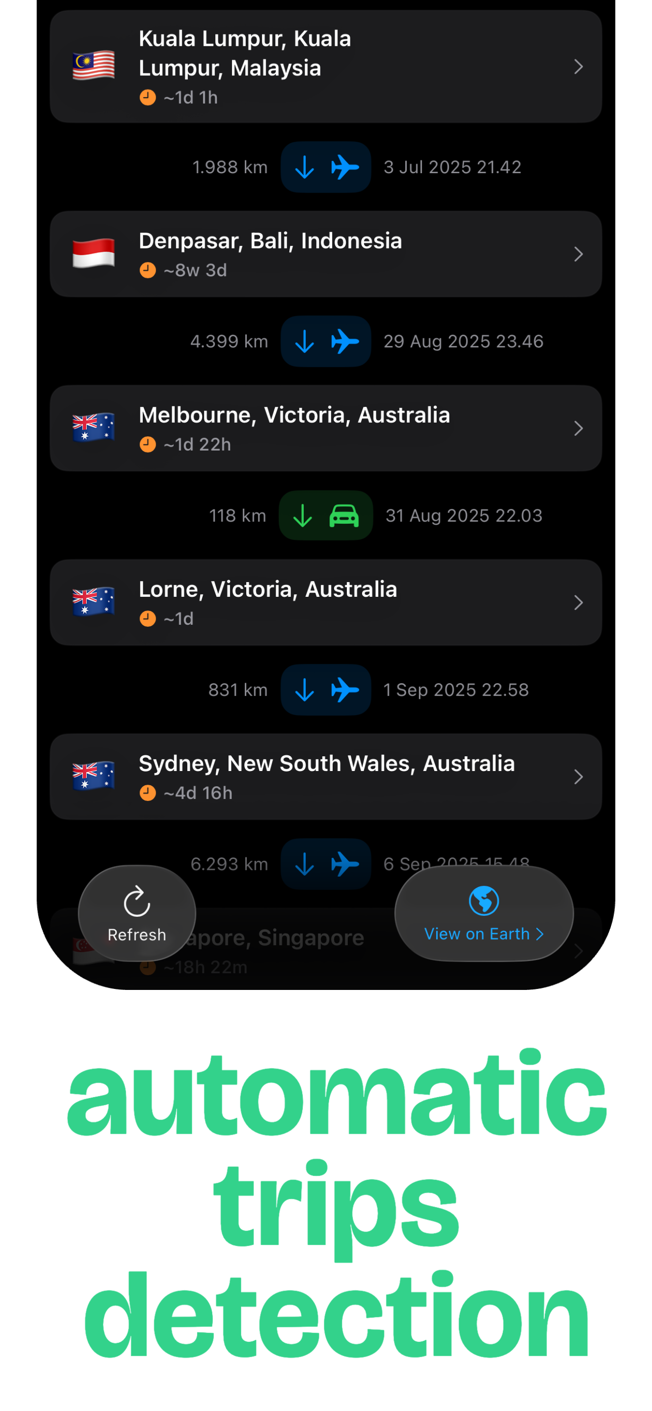 TripReel Travel Recap/Timeline screenshot 4