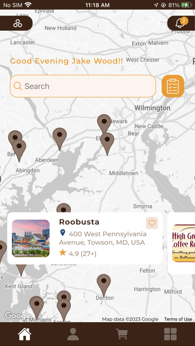 Cafebara Screenshot