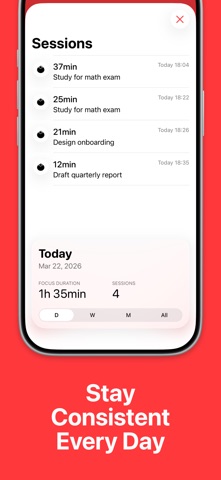 Pomodoro Timer - FocusDay Screenshot 3 of 5