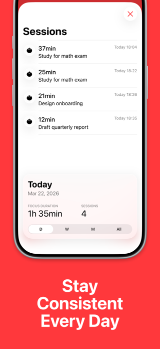 Pomodoro Timer - FocusDay Screenshot 3 of 5