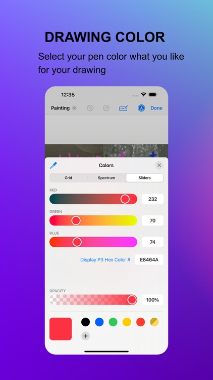 Color Pen-drawing paper photos
