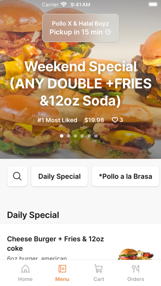 Pollo X iPhone screenshot 2 - Food & Drink app