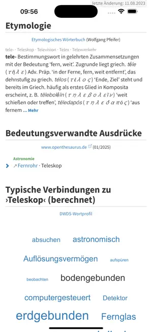 DWDS iPhone screenshot 3