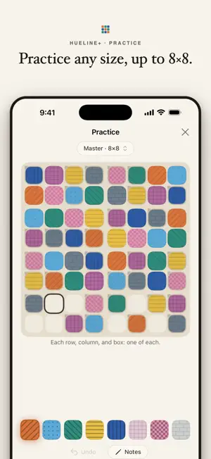 Hueline: Daily Color Sudoku screenshot 3