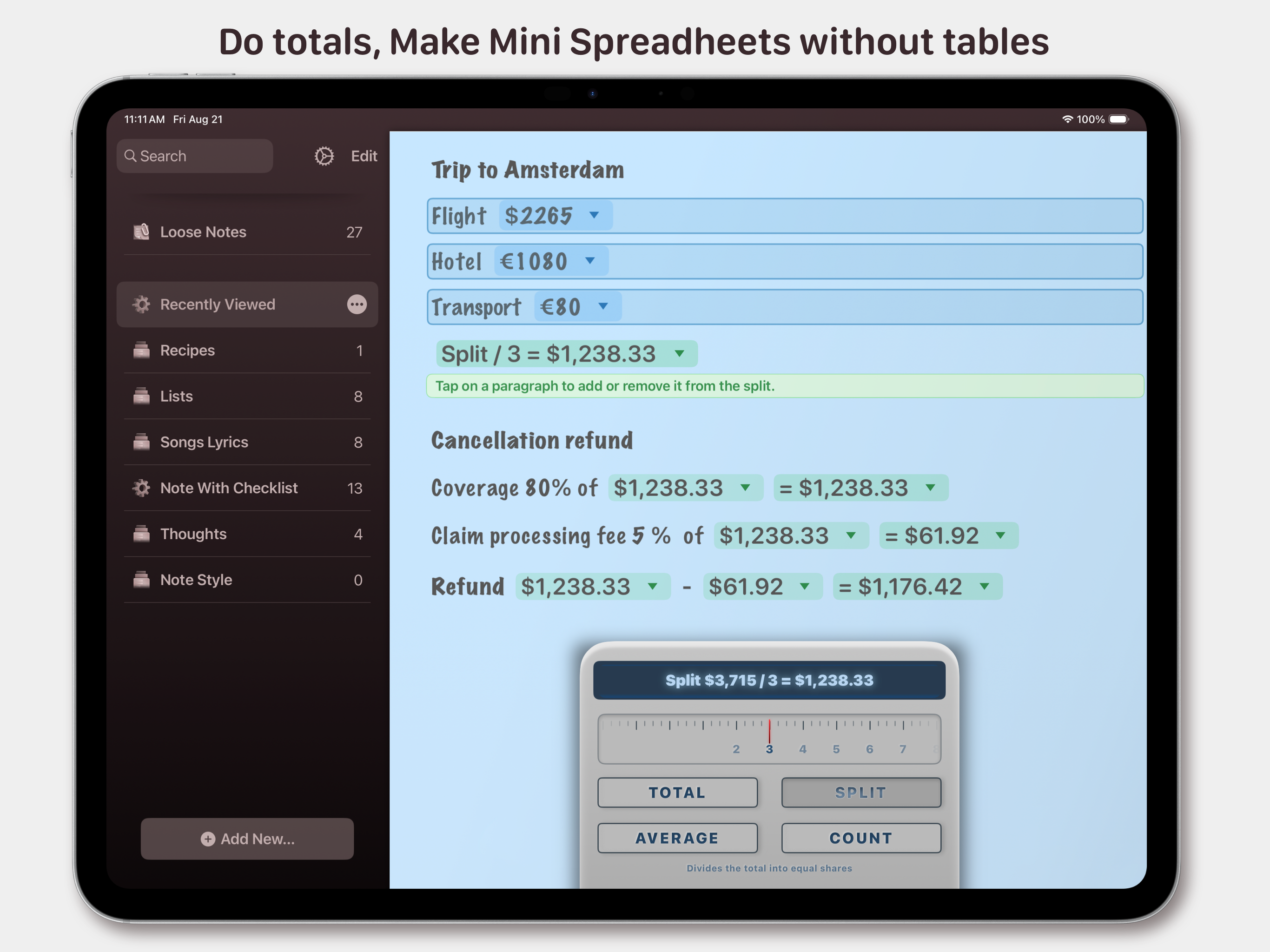 NeatNotes : Notes and lists screenshot 11