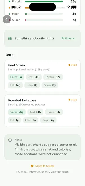 CarbIO - AI Food Scanner screenshot 3