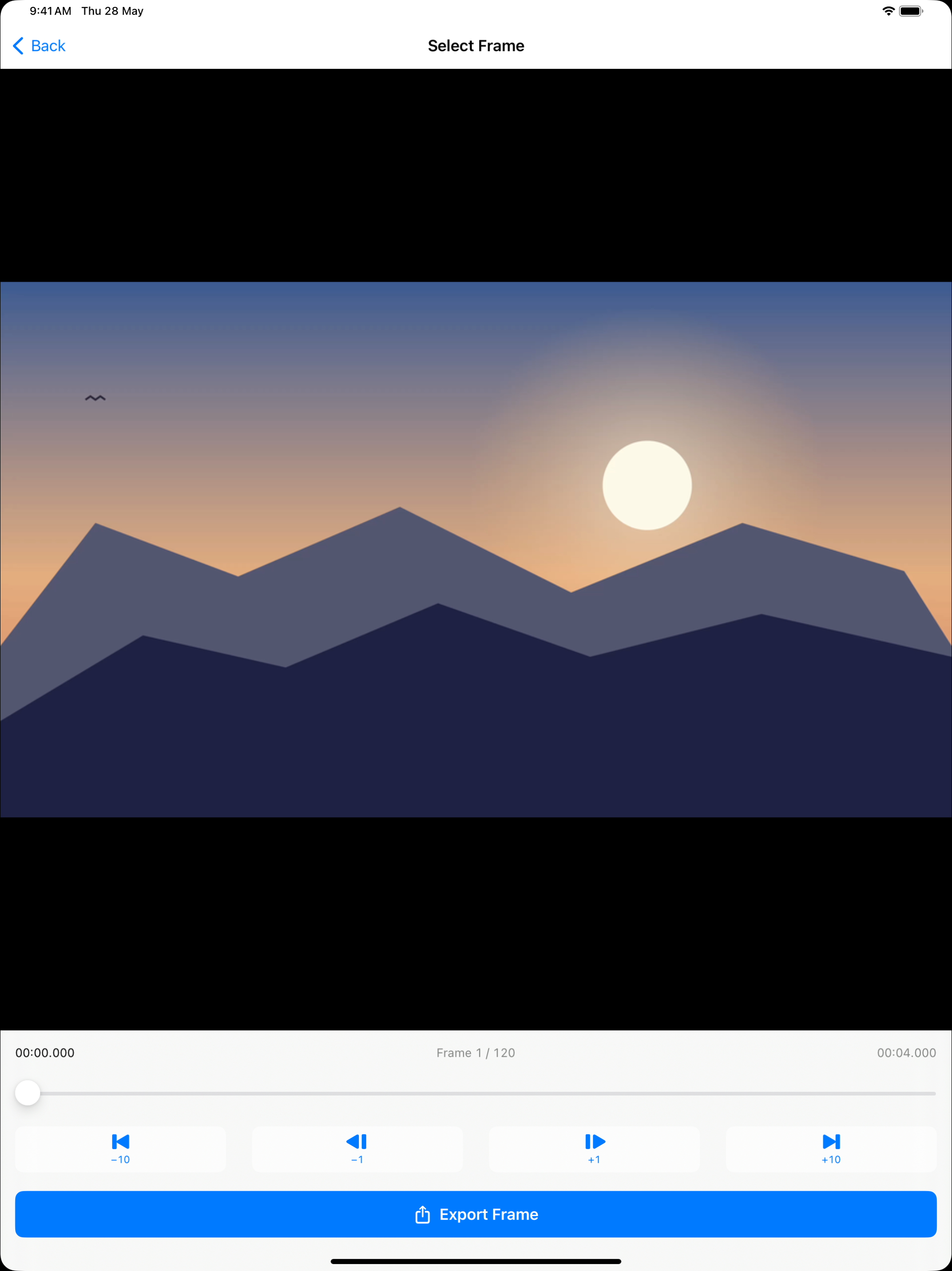 Video Frame Export