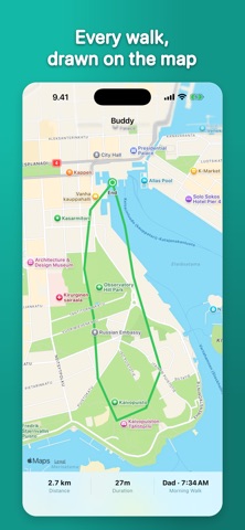 Walked? GPS Dog Walk Tracker Screenshot 1 of 9