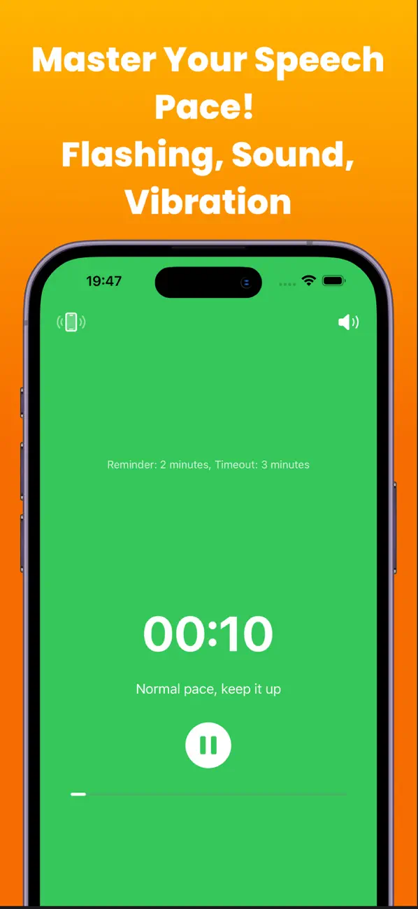 Screenshot #1 pour PaceTimer - onTime