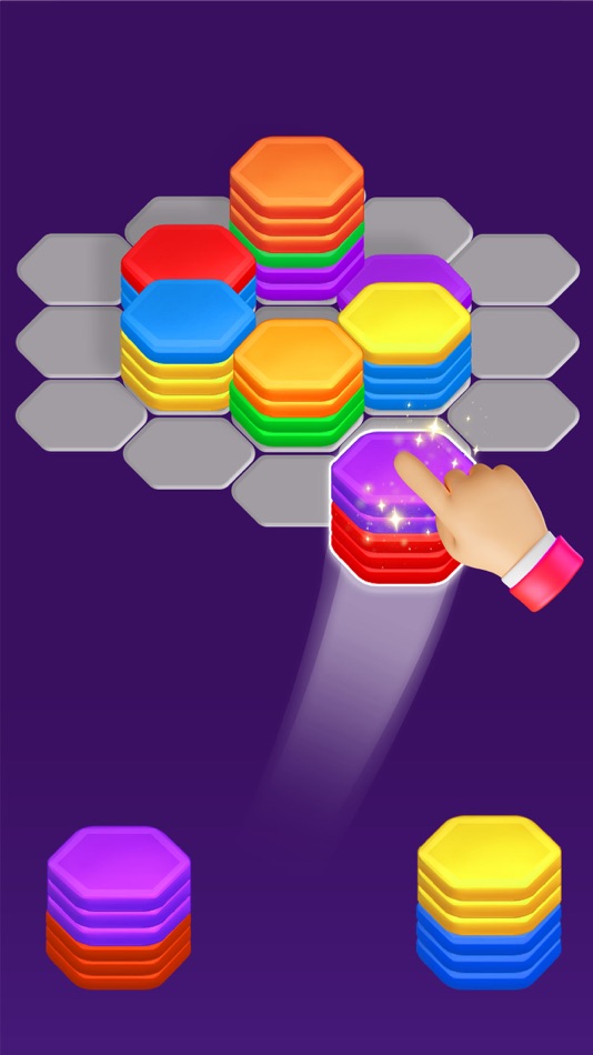 #1. Hexa Color Sorting Puzzle (iOS) By: D2M STUDIO COMPANY LIMITED