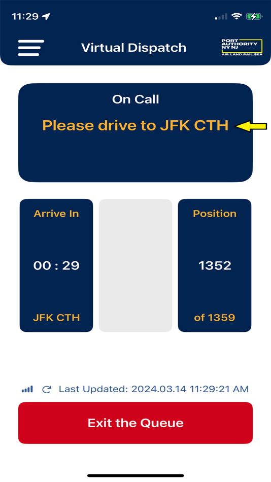 #5. PANYNJ Virtual Taxi Dispatch (iOS) By: Port Authority NY/NJ