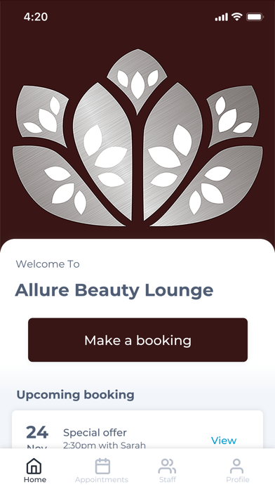 Allure Beauty Lounge Screenshot