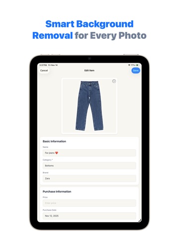 Outfit Planner - Looksy iPad screenshot