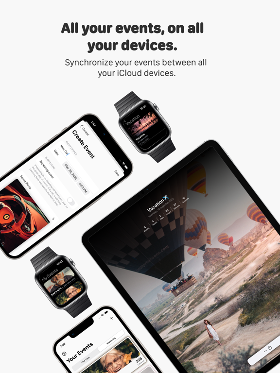Countdown - Count Days Since iPad screenshot 1 - Lifestyle app