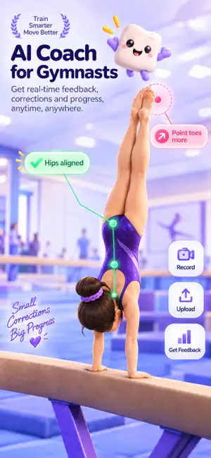 CheckForm Gymnastics: AI Coach screenshot 3