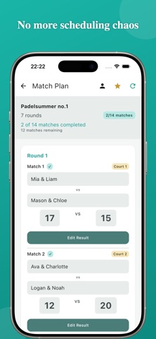RallyUp - Padel Americano screenshot