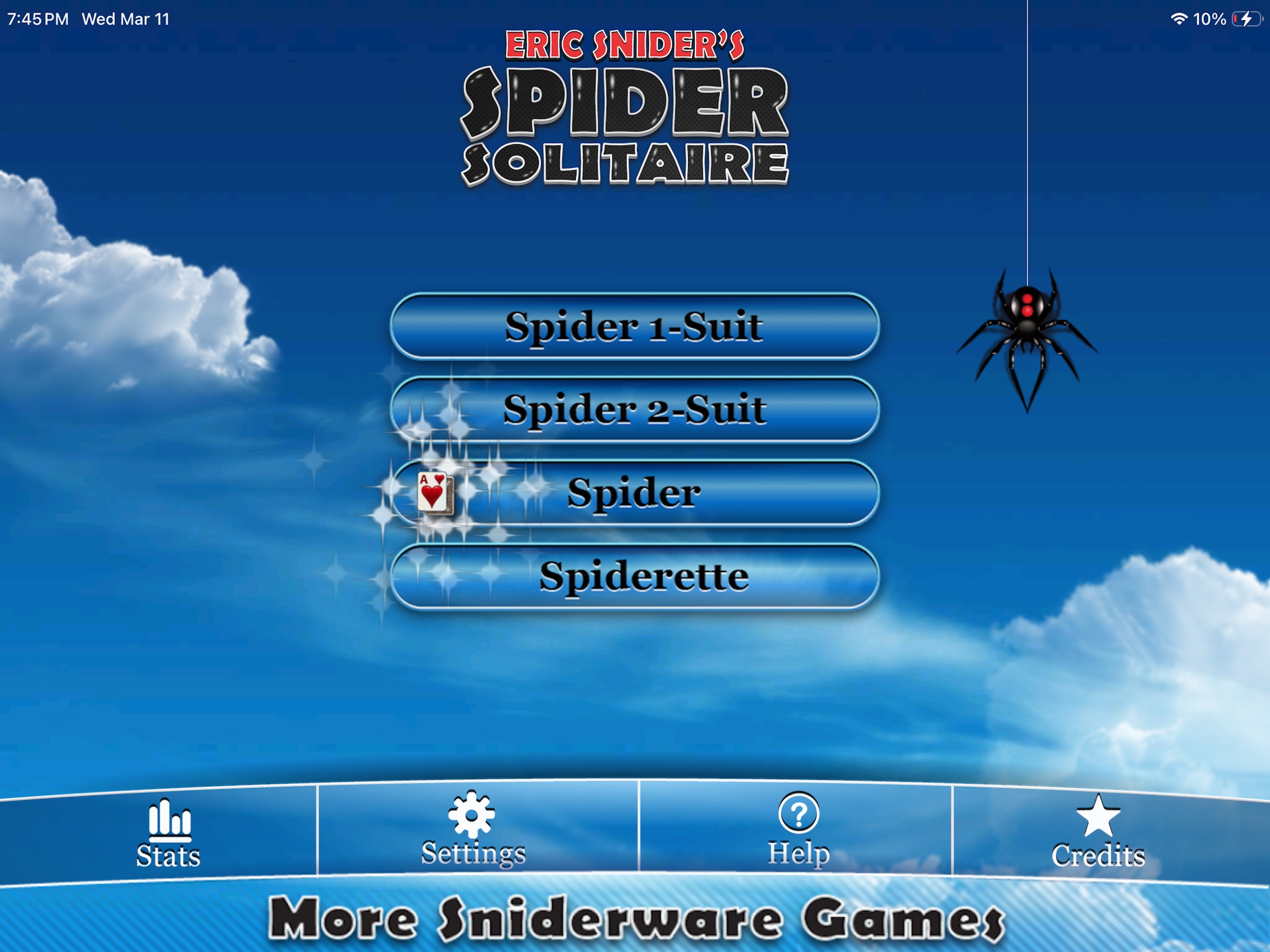 Eric's Spider Solitaire screenshot 8
