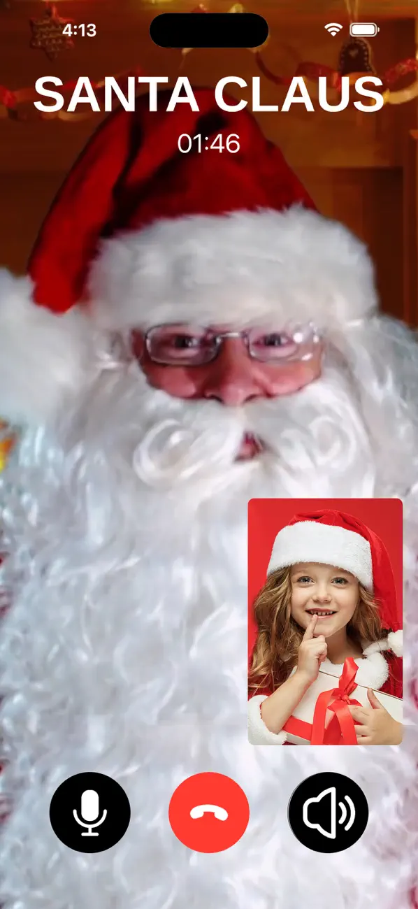 #2. Santa Calling App (iOS) By: Harshaben Surani