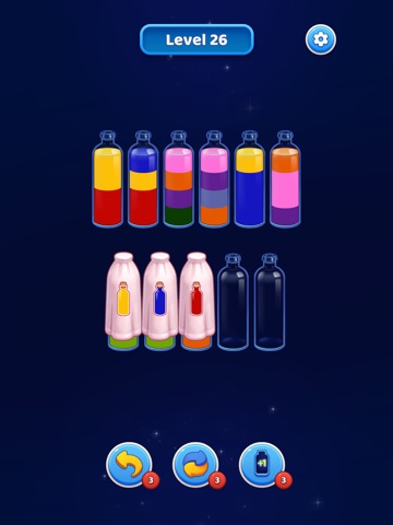 3D Colorful Sort™ Magic Water iPad screenshot
