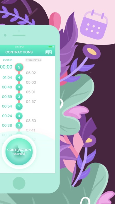Contraction Timer & Counter 9m Screenshot