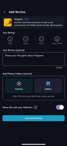 Recofrend iPhone screenshot