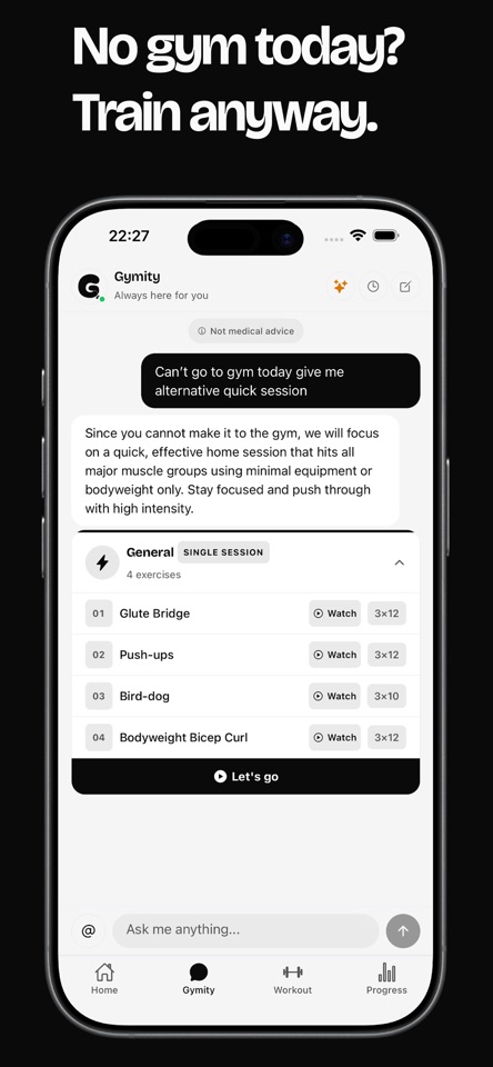ChatGymity – AI Fitness Coach screenshot 5