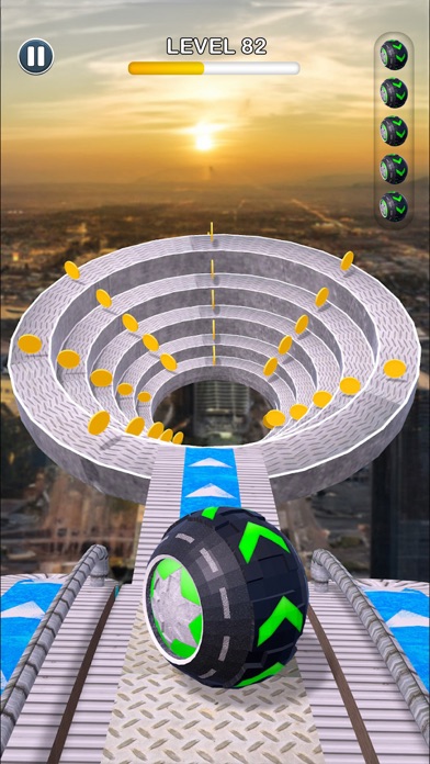 Rolling Ball Sky Escape Screenshot