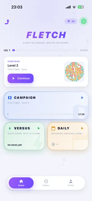 Fletch: Arrow Puzzle screenshot 1