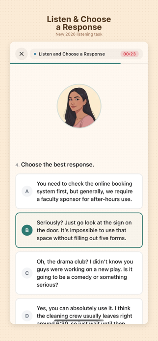Prepclass - TOEFL Prep 2026 Screenshot 6 of 10