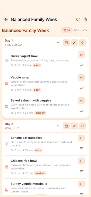 AI Meal Planner & Recipes screenshot 3