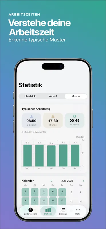 Arbeitszeiten – Zeiterfassung screenshot 6 of 7