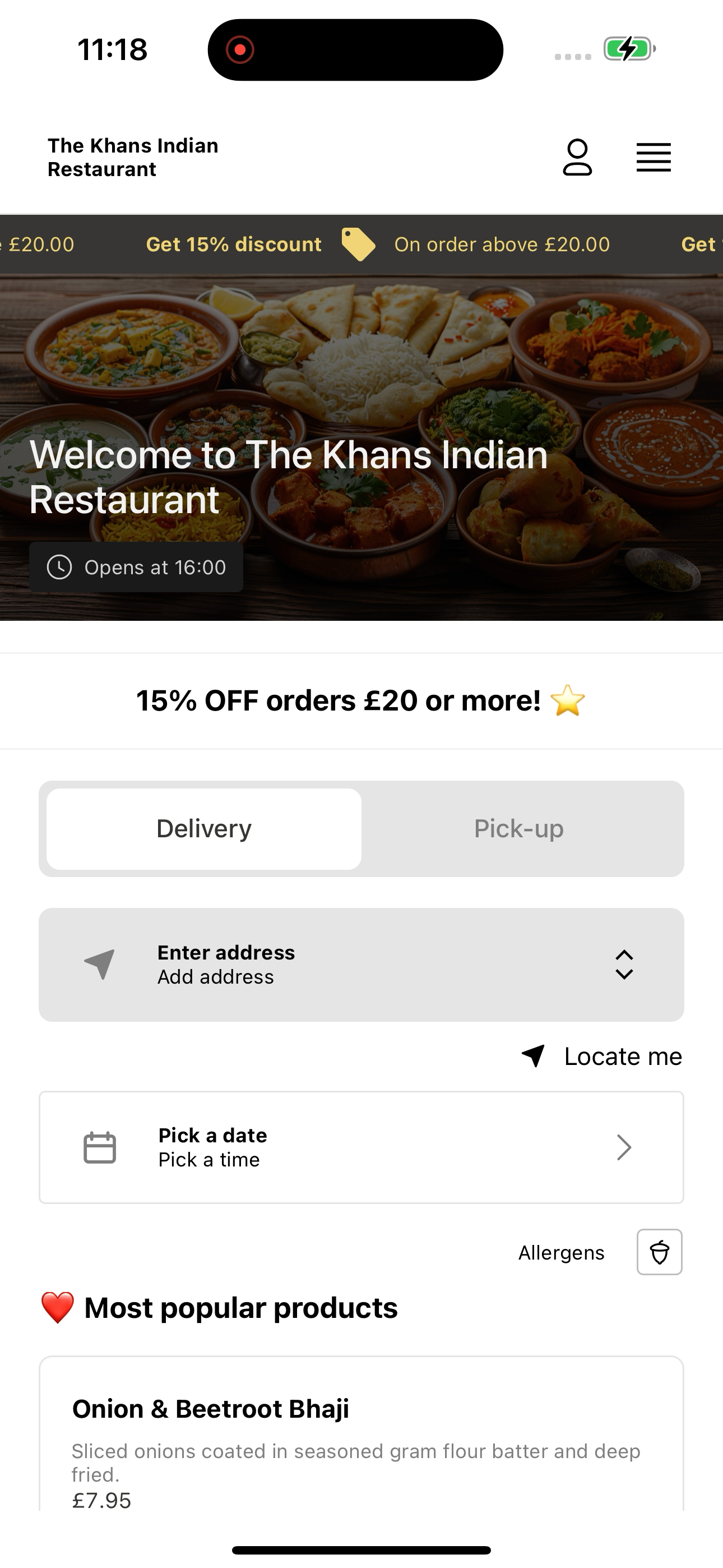 The Khans Indian Restaurant screenshot 6