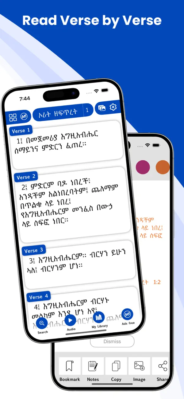 Screenshot #1 pour Amharic Bible Offline