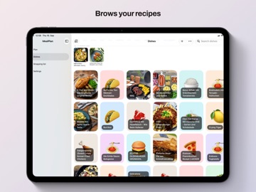 Meals - Plan ahead iPad screenshot 4