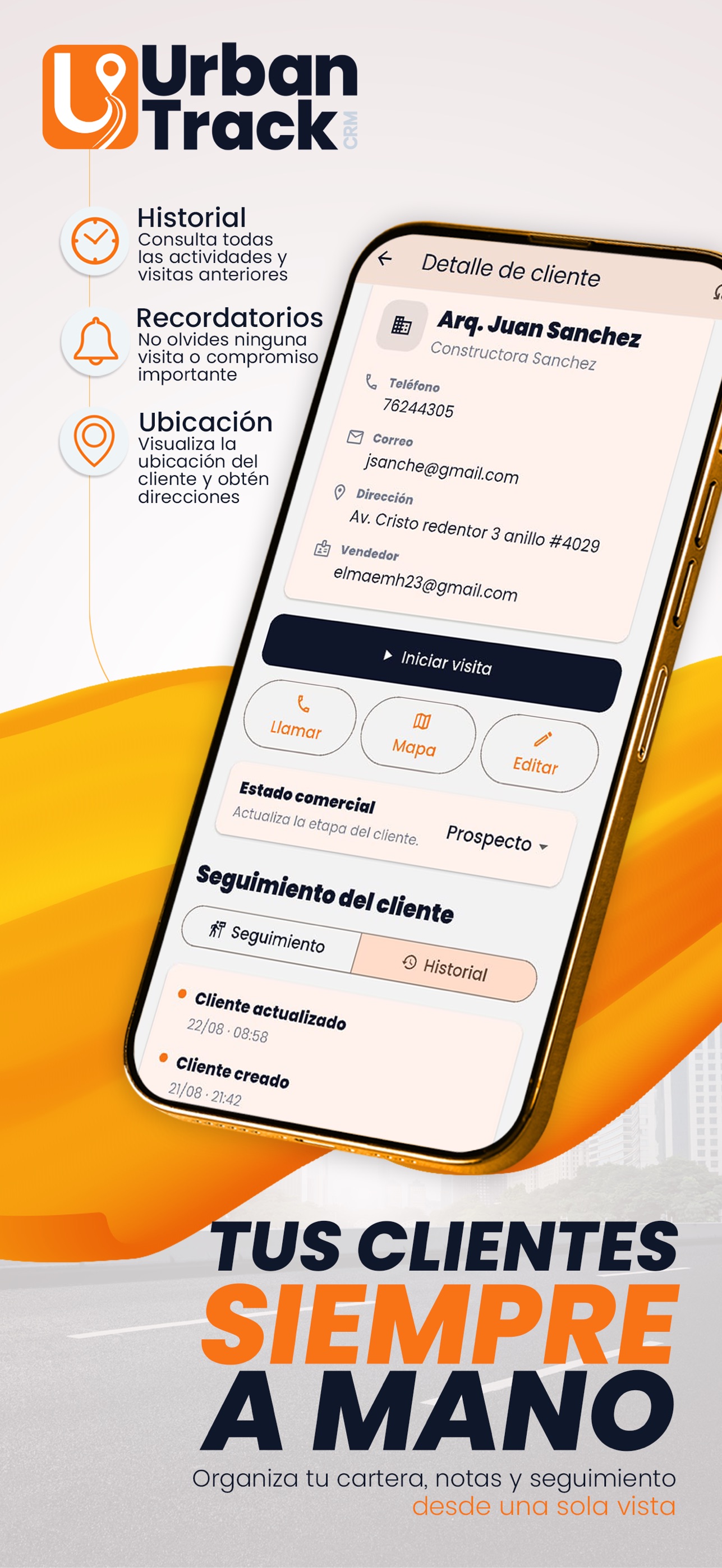 Screenshot 1 of UrbanTrackCRM