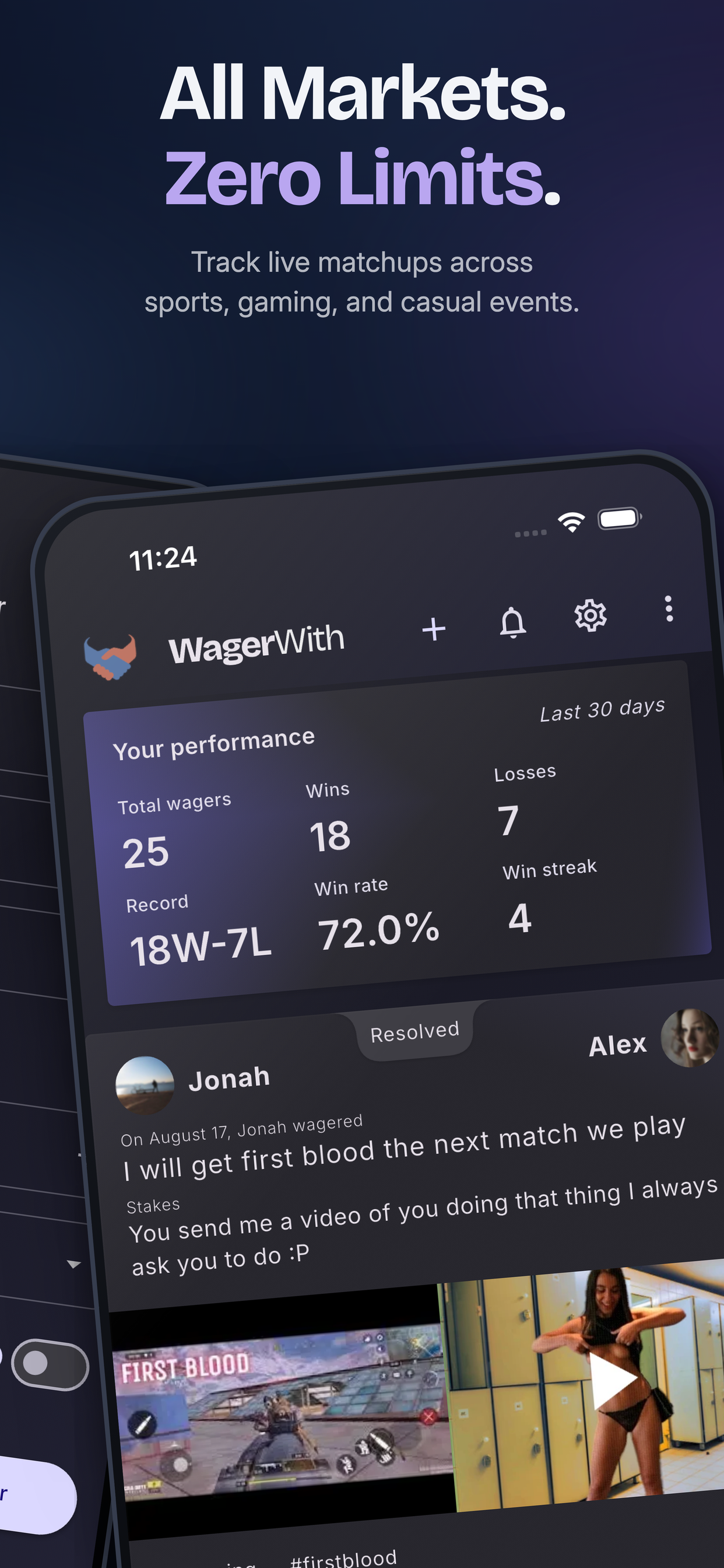 WagerWith screenshot 2