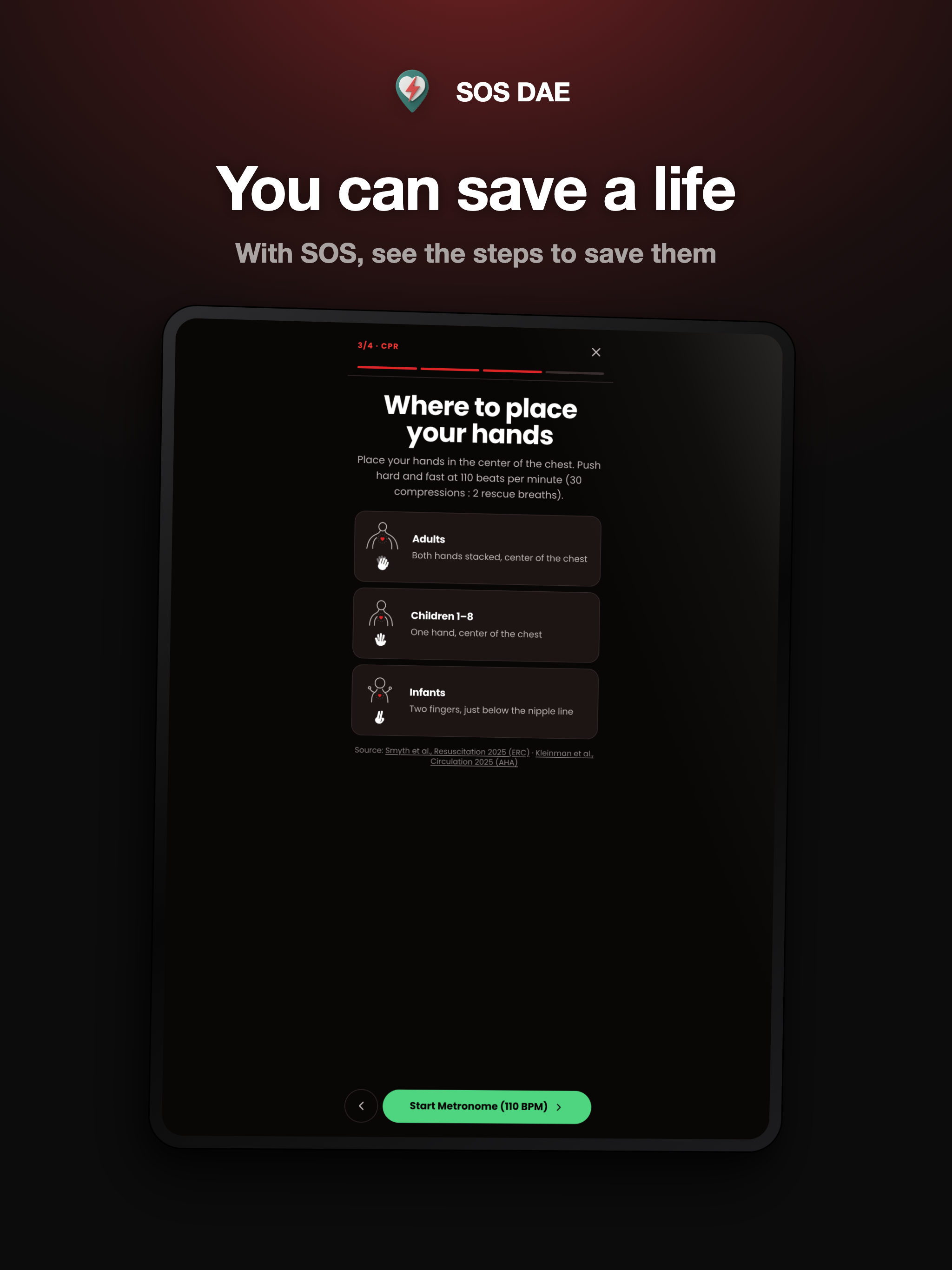 SOS DAE - Defibrillator screenshot 13