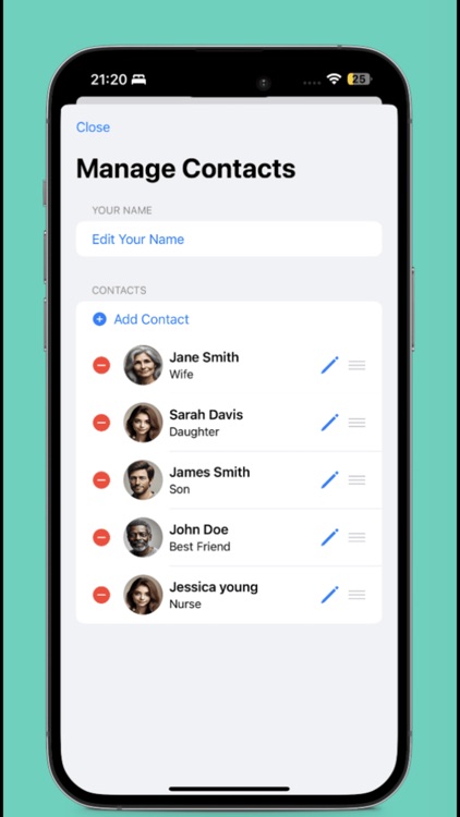 Simple Phone Book for Seniors