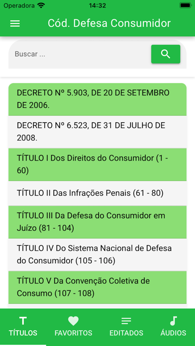 Screenshot #1 pour Código de Defesa do Consumidor