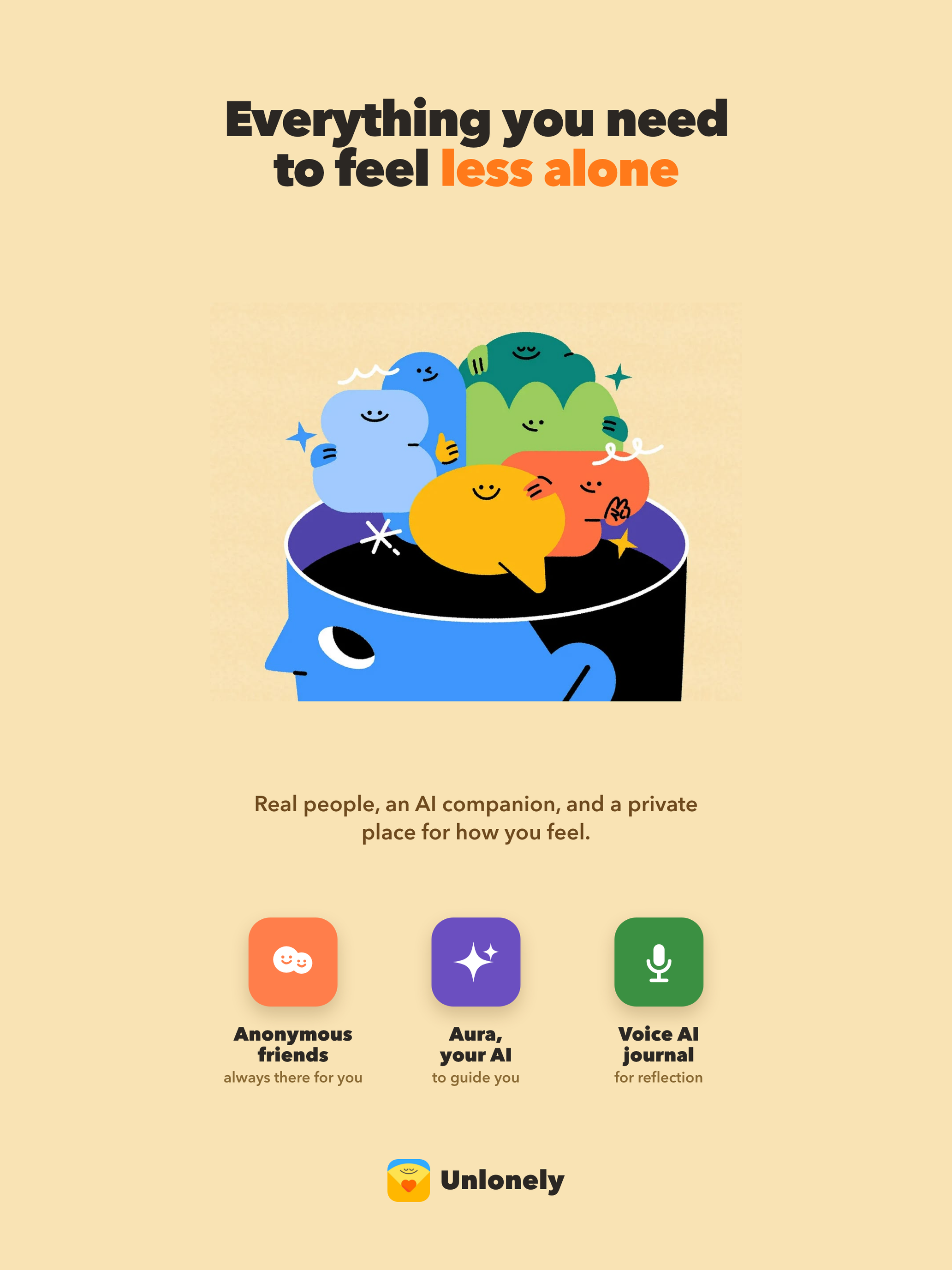Unlonely: Vent, Confess & Grow screenshot 9