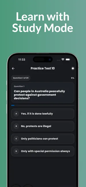 Australian Citizen Test Prep screenshot 4
