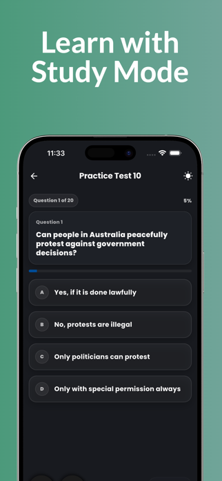 Australian Citizen Test Prep Screenshot 4 of 5