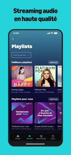 Capture d'écran de Amazon Music: Podcasts Et Plus sur iPhone 4