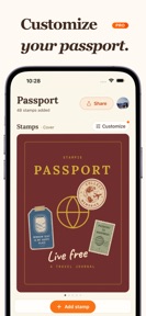 Stampie: Travel Tracker & Map screenshot