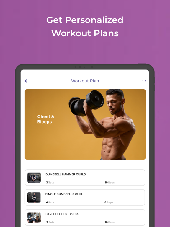 ONEFIT - Your Fitness Partner iPad screenshot 2 - Sports app