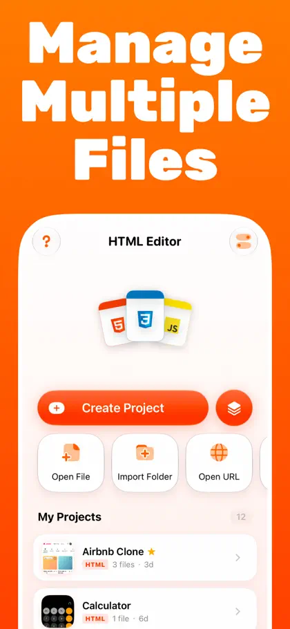 Screenshot 4 von 5 zu HTML Viewer : Editor & Creator