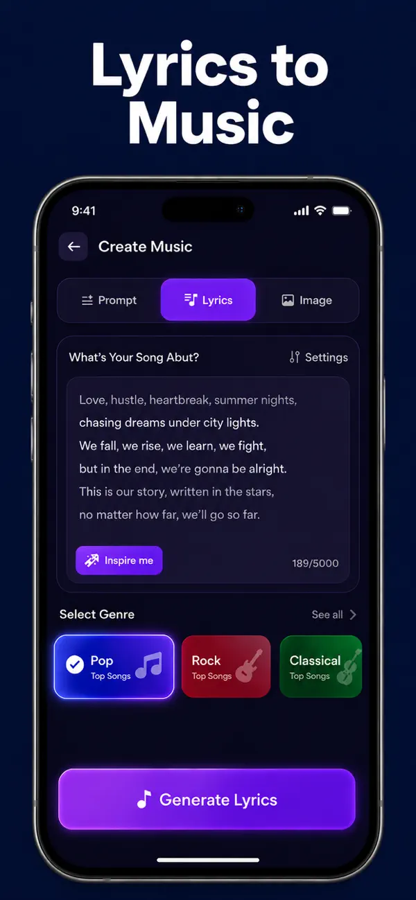 Screenshot #3 pour Ai Music,Beat & Song Generator