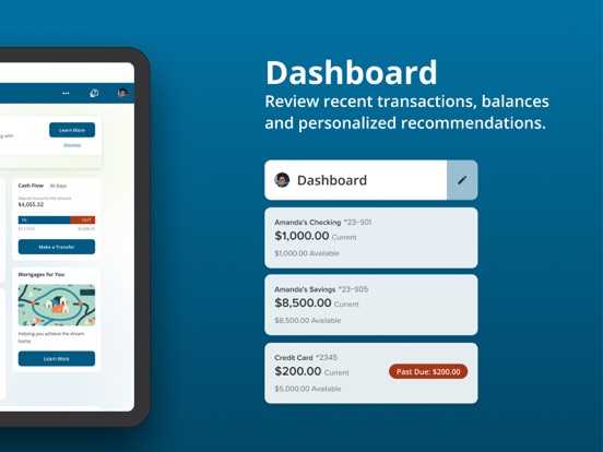 FCCU Mobile Banking iPad screenshot 2 - Finance app