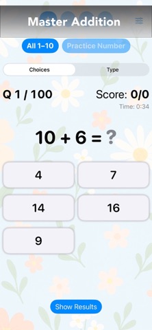 Math Practice Lab Screenshot 1 of 7